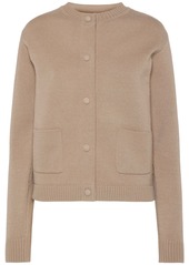 Moncler Padded Wool Blend Cardigan