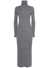 Moncler Virgin Wool Midi Dress