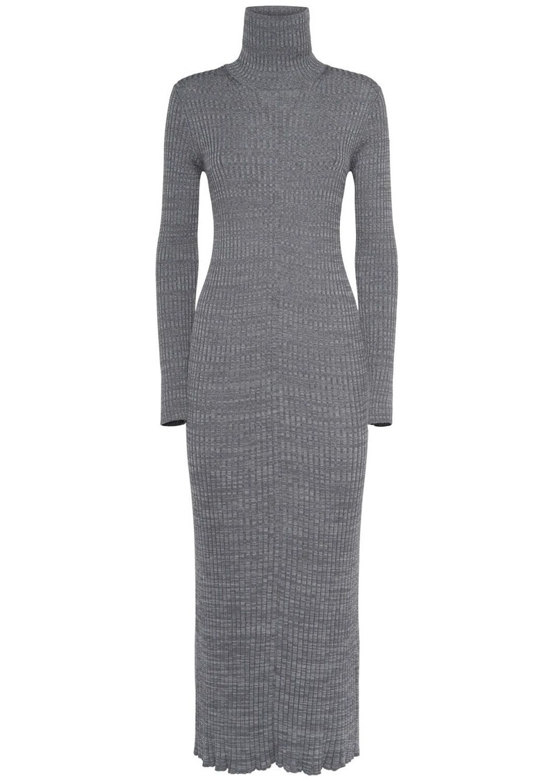 Moncler Virgin Wool Midi Dress