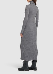 Moncler Virgin Wool Midi Dress