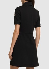 Moncler Viscose Blend Polo Dress