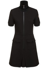 Moncler Viscose Blend Polo Dress