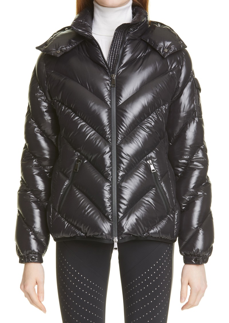 brouel water resistant lacquered down puffer coat