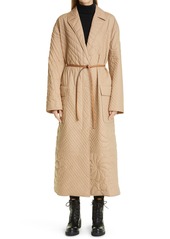 Moncler Genius 1 Moncler JW Anderson Penbryn Quilted Down Coat in Camel at Nordstrom