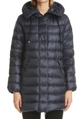 Moncler Gnosia Water Resistant Down Puffer Coat in Navy at Nordstrom