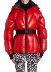 Moncler Grenoble Montjoux Water Resistant 750 Fill Power Down Puffer Jacket in 45B Medium Red at Nordstrom