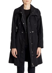 Moncler Malachite Hooded Rain Jacket in Black at Nordstrom
