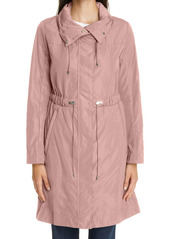 Moncler Malachite Hooded Rain Jacket in 510 Pink at Nordstrom