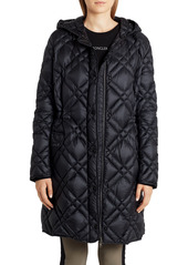 Moncler Meres Water Resistant Down Puffer Coat in Black at Nordstrom