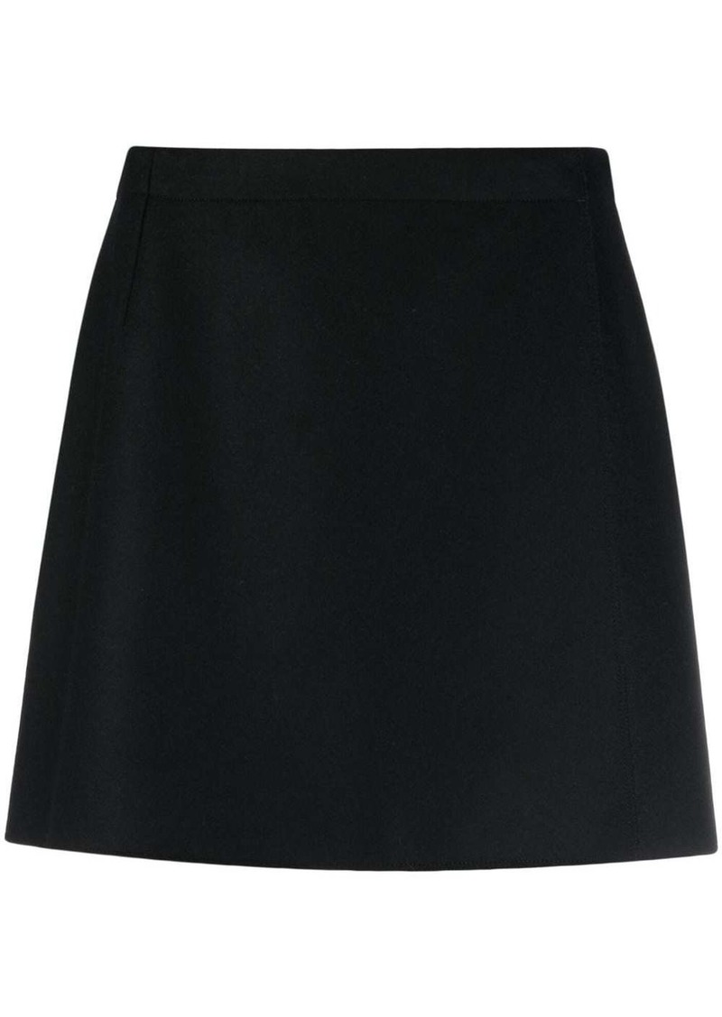 Moncler wool-cashmere miniskirt
