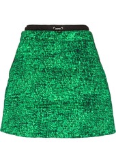 Moncler x JW Anderson abstract-print mini A-line skirt