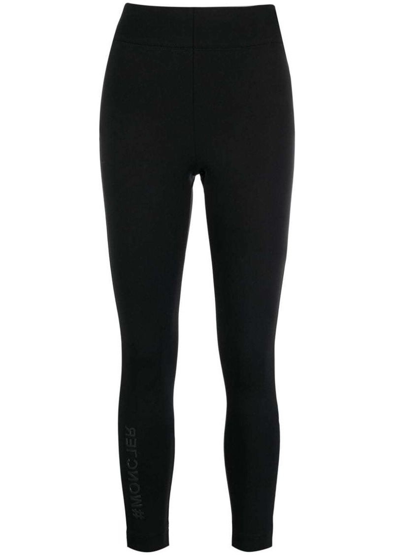 Moncler zip-pocket jersey leggings