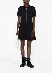 Moncler zipped short-sleeved minidress