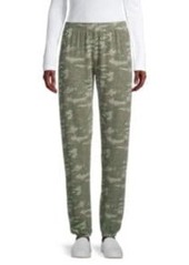 Monrow Camouflage Cropped Joggers