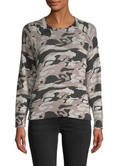 Monrow Camouflage-Print Sweater