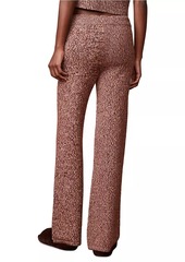 Monrow Marled Wool-Blend Lounge Pants