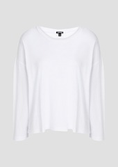 Monrow - Cotton and modal-blend jersey top - White - XL