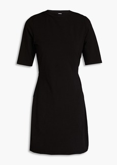 Monrow - Cutout stretch-cotton jersey mini dress - Black - XS