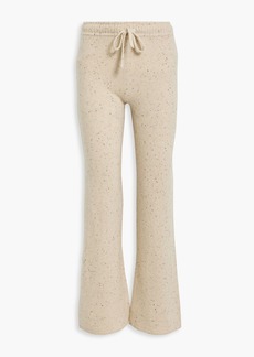 Monrow - Donegal cashmere-blend track pants - Neutral - S