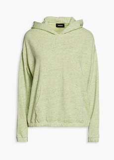 Monrow - Donegal fleece hoodie - Green - XS