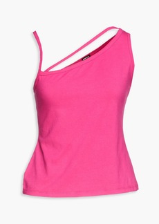 Monrow - Stretch-cotton jersey top - Pink - XS