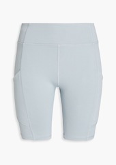 Monrow - Stretch-jersey shorts - Blue - S