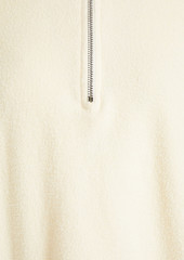 Monrow - Two-tone fleece half-zip sweatshirt - Neutral - XL