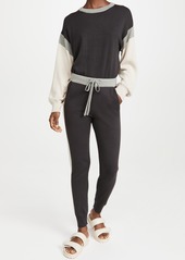 MONROW Colorblock Relaxed Sweater