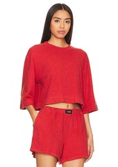 MONROW French Terry Oversized Tee