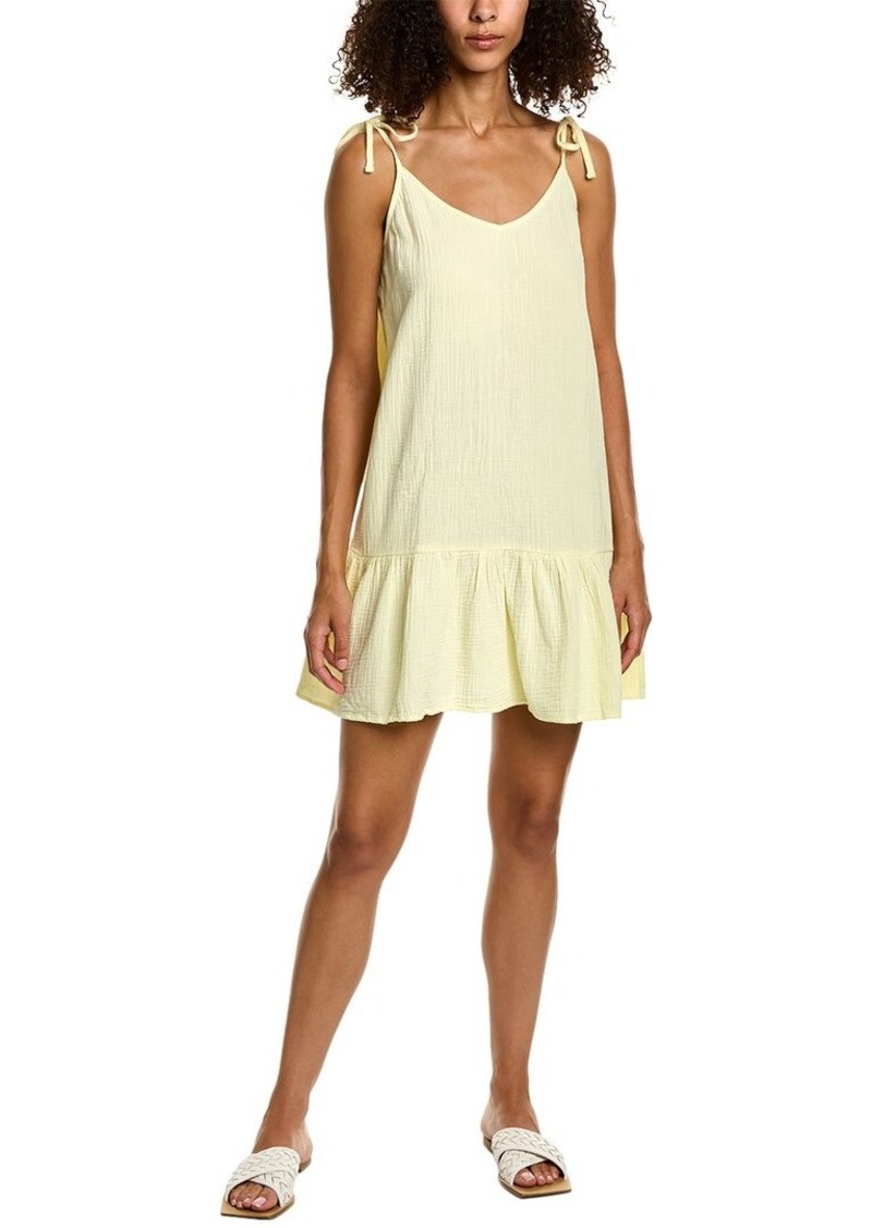 Monrow Gauze Easy Mini Dress