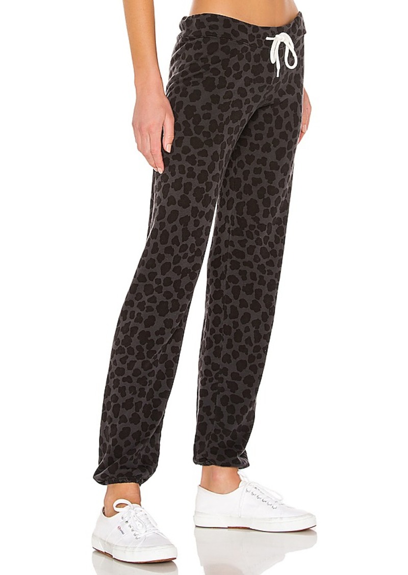 monrow leopard sweatpants