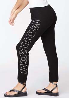 Monrow Monrow Sweatpants In Black
