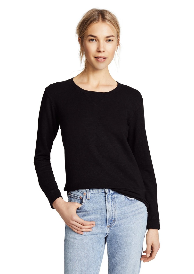 Monrow Women's Supersoft Crew Neck Sweatshirt