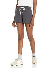 Monrow Women's HB0595-Baby Thermal High Waisted Shorts