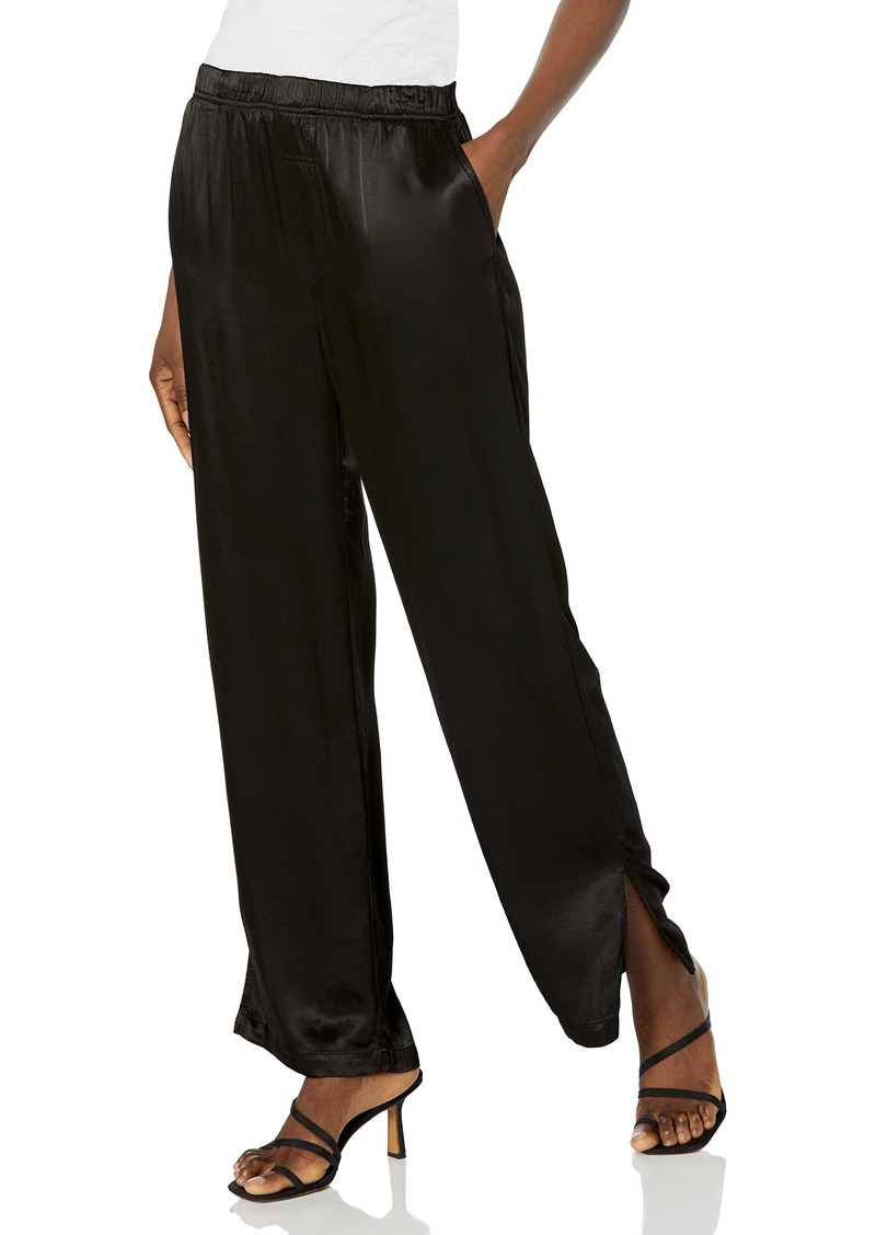 Monrow Women's HB0633-1-Silky Rayon Pants