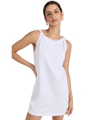 Monrow Women's Twisted Shoulder Tee Dress  M