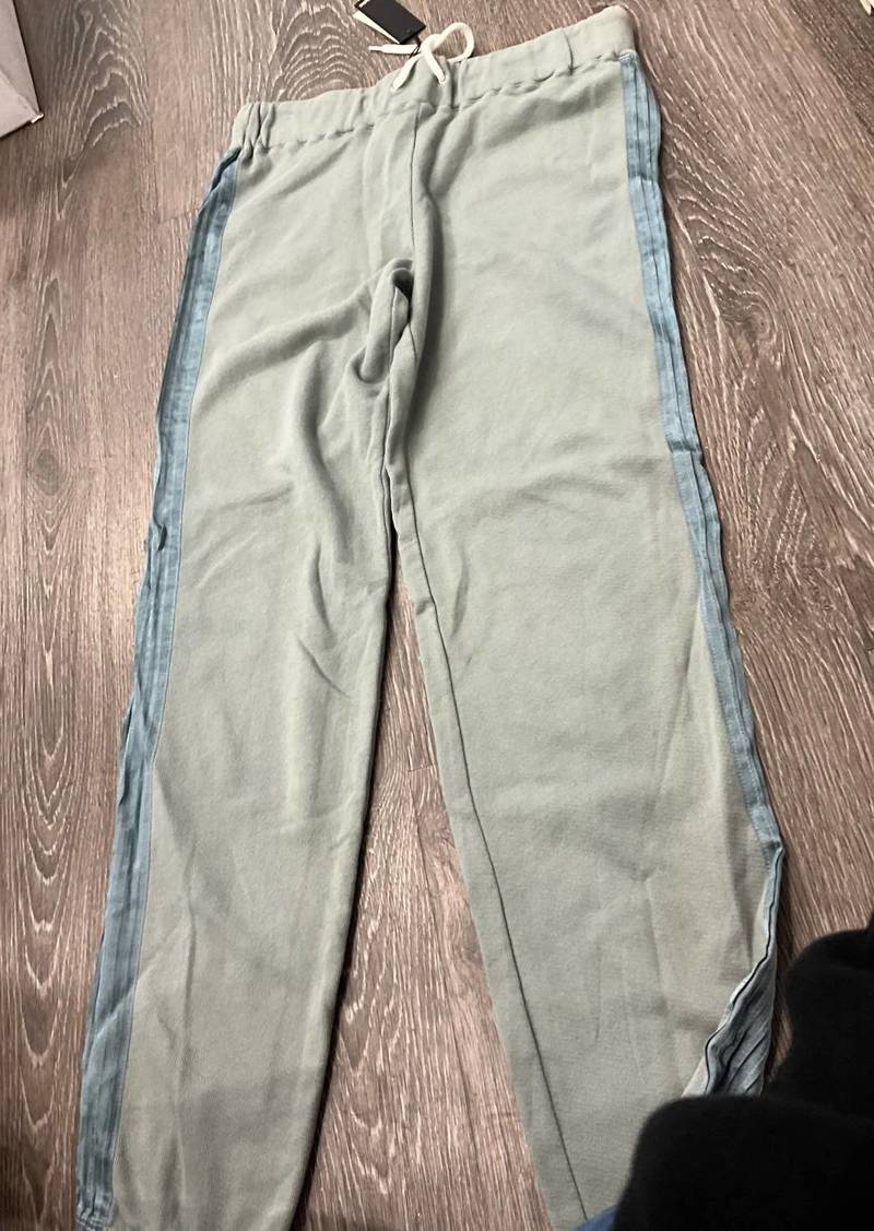 Monrow Side Band Sweatpant In Mint Green