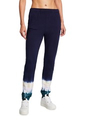 Monrow Supersoft Fleece Tie-Dye Jogger Pants