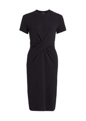 Monrow Supersoft Front-Twist Dress