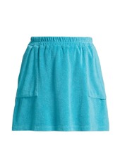 Monrow Terrycloth Miniskirt