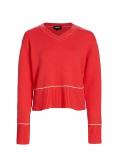 Monrow Wool & Cashmere Pullover Sweater