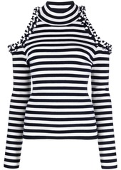 Monse cold-shoulder striped jumper