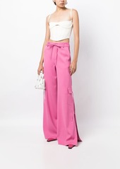 Monse high-waisted side-slit cargo trousers