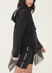 Monse Deconstructed Tulle Hoodie