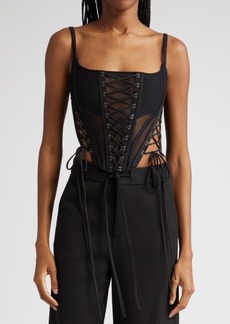 MONSE Laced Bustier Top