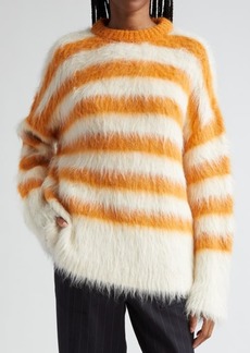MONSE Stripe Alpaca & Merino Wool Blend Sweater