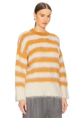Monse Striped Alpaca Sweater