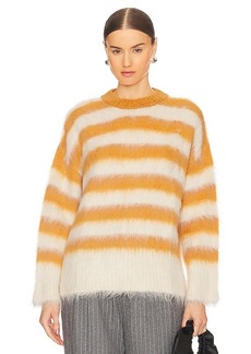 Monse Striped Alpaca Sweater
