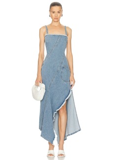 Monse Twisted Denim Dress