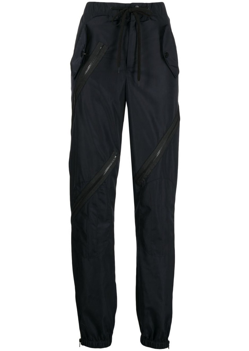 Monse multi-zip drawstring-waist trousers